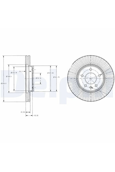 DELPHİ Disc Frana Chevrolet Captiva Opel Antara A