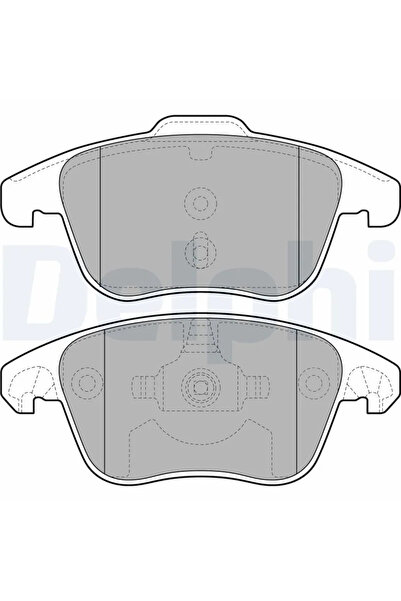 DELPHİ Set Placute Frana Frana Disc Citroen C4 2/C4 Grand Picasso
