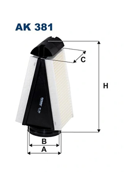 Filtron Filtru Aer Mercedes-benz C-class T-model (s205) 2014-2018 Bifuel