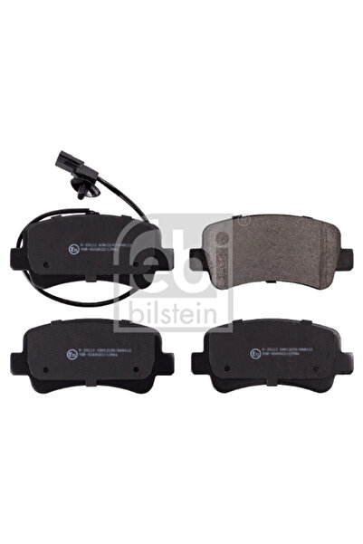 FEBI BILSTEIN Комплект спирачни накладки за дискови спирачки заден мост Nissa...