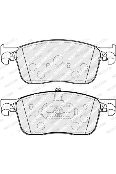 FERODO Brake Pad Set Disc Brake Citroen Jumpy 3 Bus/Jumpy 3 Body/Jumpy 3 Plat...