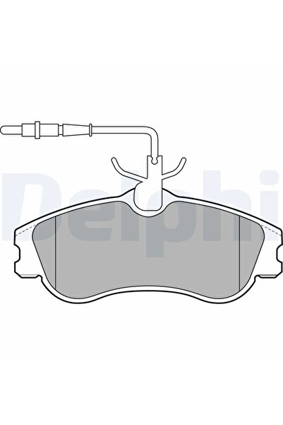 DELPHİ Set Placute Frana Frana Disc Citroen Berlingo / Berlingo First Microbu...