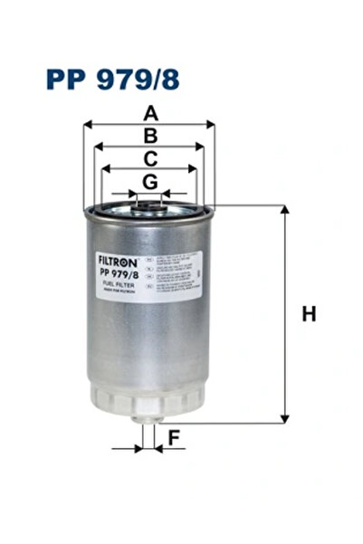 Filtron Filtru Combustibil Kia Sorento Ii (xm) 2009-2015 Diesel