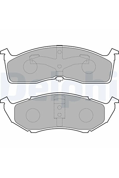 DELPHİ Brake Pad Set Disc Brake Chrysler 300M/Caravan/Concorde Dodge Caravan/...