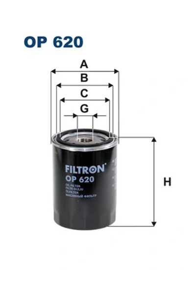 Filtron Filtru Ulei Citroen C25 Bus/C25 Caroserie/C25 Platou / Sasiu Kioti Se...