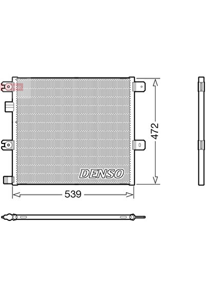 DENSO Condensator Climatizare Renault Trucks D Volvo Fl 3