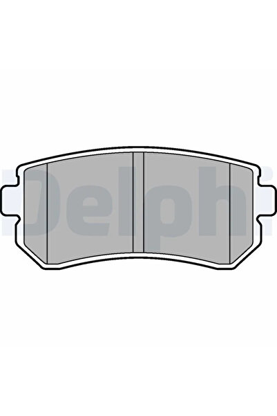 DELPHİ Комплект накладки дискови спирачки Hyundai Creta/Kona/Sonata 7 Kia Opt...