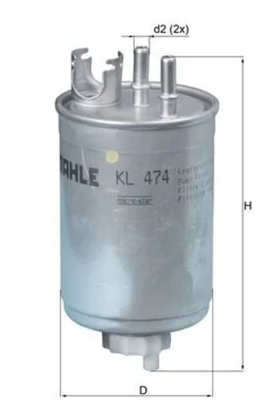 KNECHT Filtru Combustibil Fiat Doblo Autoutilitara/Limuzina Spatioasa/Doblo M...