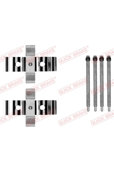 QUICK BRAKE Set Accesorii Placute Frana Tesla Model 10/Model S Volvo S60 1/V70 2