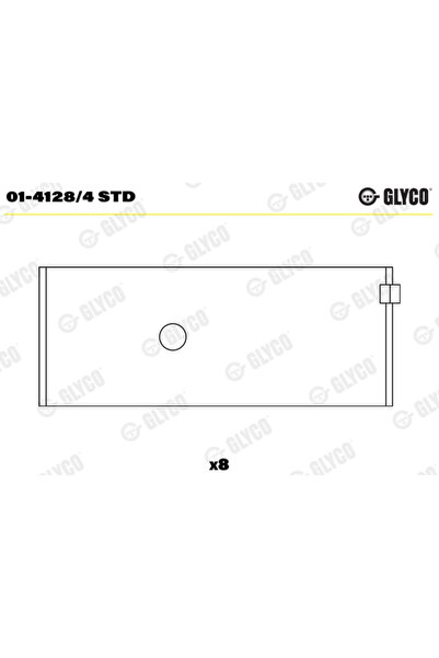 GLYCO Cuzineti Biela Toyota Caribe/Corolla/Corsa