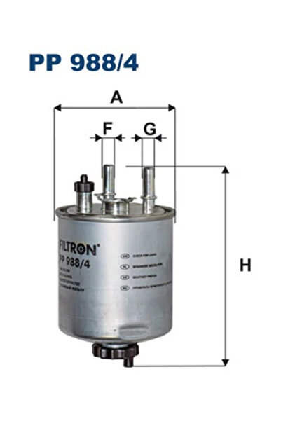 Filtron Filtru Combustibil Renault Kangoo Be Bop (kw0/1_) 2009-2015 Diesel