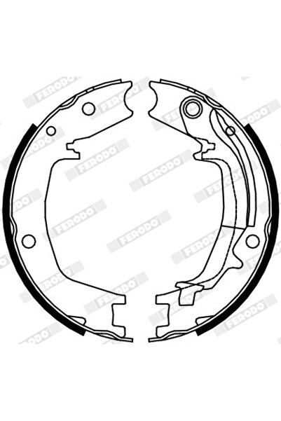 FERODO Set Saboti Frana Frana De Mana Hyundai Elantra 3/Elantra 4 Limuzina/Sa...