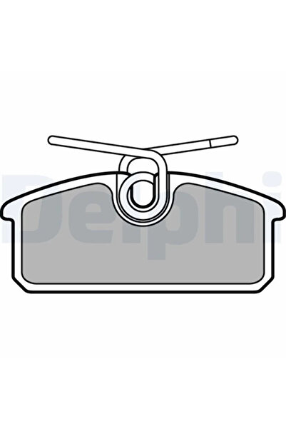 DELPHİ Комплект спирачни накладки за дискови спирачки Renault Twizy