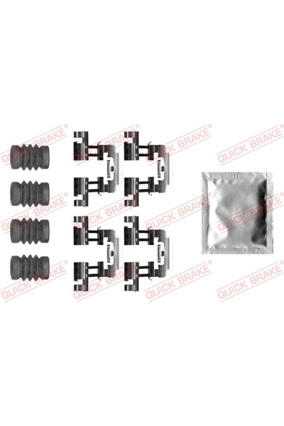QUICK BRAKE Set Accesorii Placute Frana Mazda 3 Opel Corsa E Caseta/