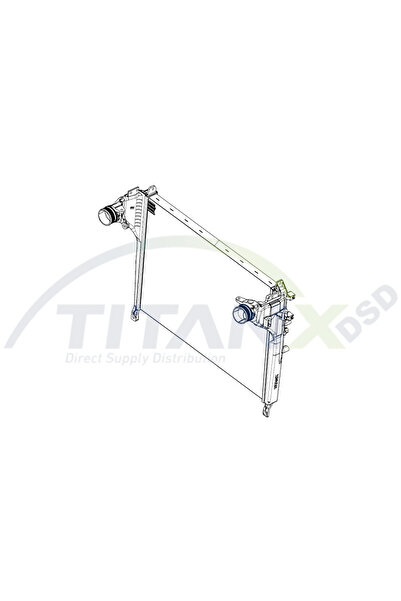 TitanX Intercooler Compresor Mercedes-Benz Actros MP4 / MP5