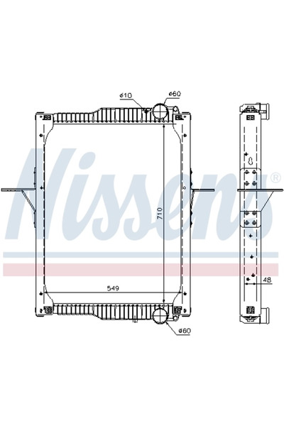 Nissens Radiator Racire Motor Renault Trucks Midlum Volvo Fl 2