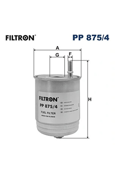 Filtron Filtru Combustibil Kia Ceed Hatchback Van (cd) 2018-2023 Diesel