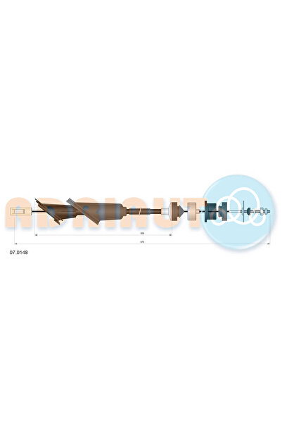 Adriauto Cablu Ambreiaj Citroen Saxo Peugeot 106 1/106 Van 1 Caseta/