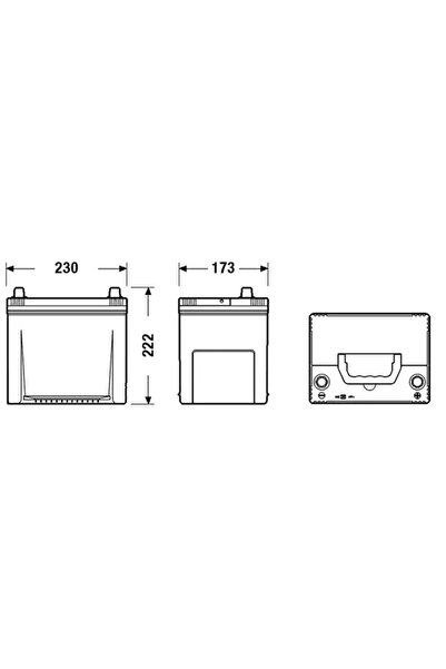 EXIDE Starter battery ISUZU PIAZZA 1985-1990 EA654