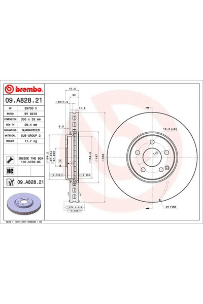 Brembo Disc Frana Mercedes-Benz E-Class
