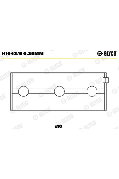 GLYCO Cuzineti Arbore Cotit Abarth Ritmo Fiat 124 Spider/131/132