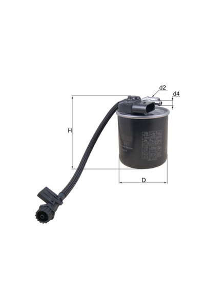 KNECHT Filtru Combustibil Mercedes-Benz 5-Class/Marco Polo Camper/Vito Mixto