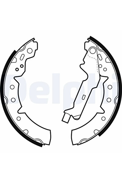 DELPHİ Комплект спирачни челюсти Toyota Caldina/Carina E 6/Corolla