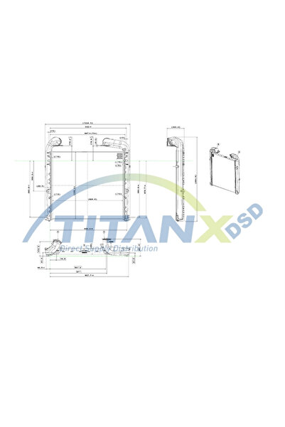 TitanX Intercooler Compresor Scania R 1