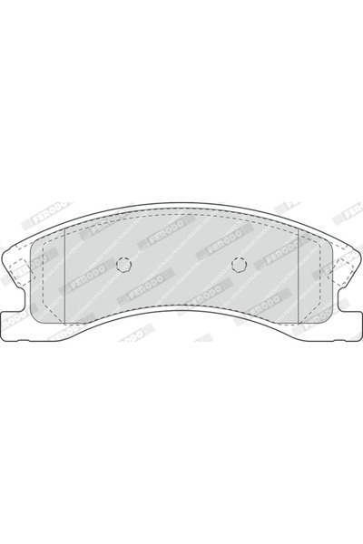 FERODO Brake Pad Set Disc Brake Jeep Grand Cherokee 2