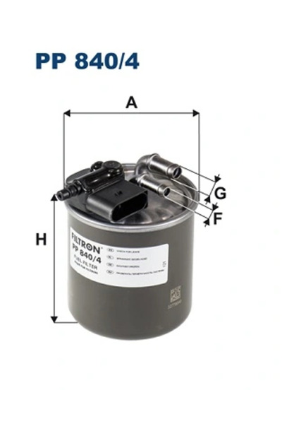 Filtron Горивен филтър Infiniti Q30/QX30 Mercedes-Benz A-класа/B-класа Sports...