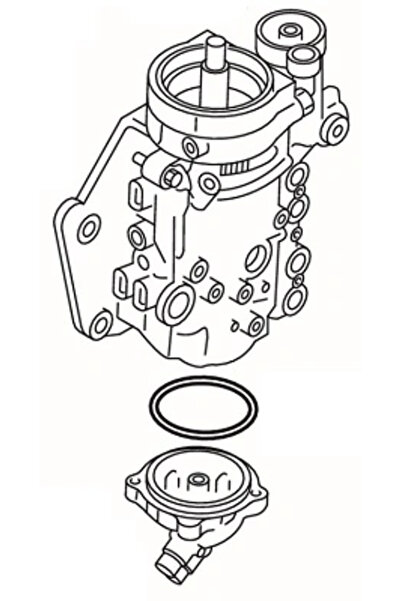 ELRING Sealing Ring Lower Deutz-Fahr Series 11 Mercedes-Benz Actros MP4 / MP5...
