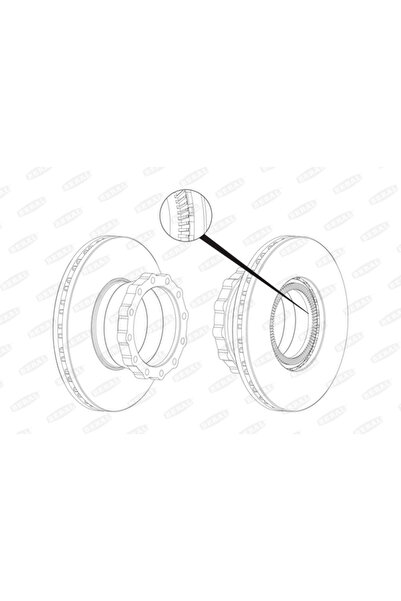 BERAL Спирачен диск Man Focus/L2000