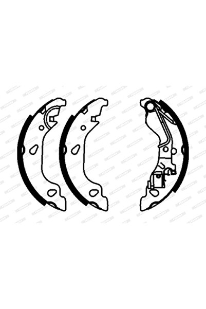 FERODO Set Saboti Frana Fiat Punto Zastava 10
