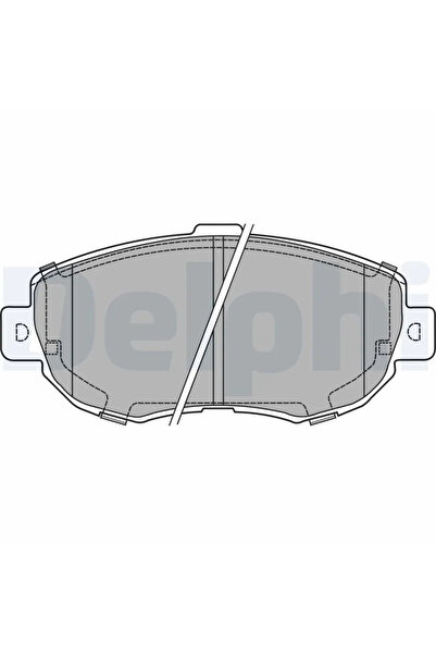 DELPHİ Комплект накладки за дискови спирачки Lexus Gs/Is 1/Is Sportcross Toyo...