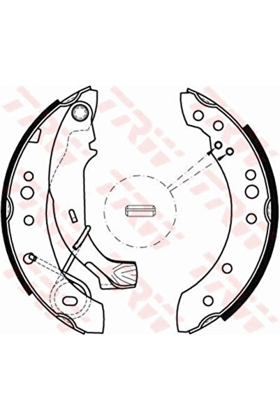 TRW Set Saboti Frana Citroen C2/C3 1/C3 Pluriel Dacia Logan/Sandero 2