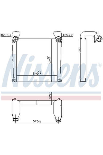 Nissens Intercooler Compresor Man M 2000 L