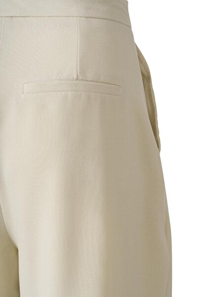 FACETTE Yandan Bağlamalı Palazzo Pantolon Bej