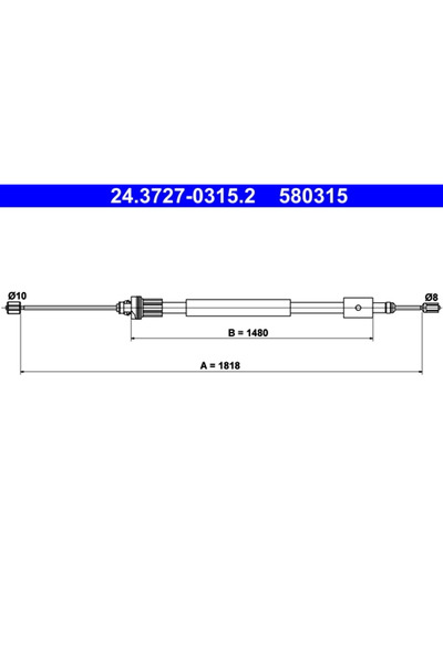 Ate Cablu Frana De Parcare Citroen Berlingo / Berlingo First Autoutilitara/Li...