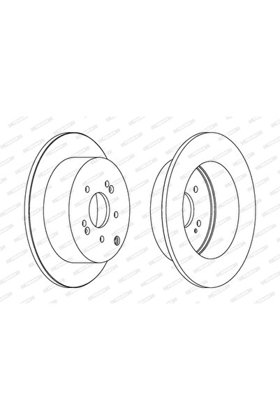 FERODO Brake Disc Hyundai Santa Fe 2