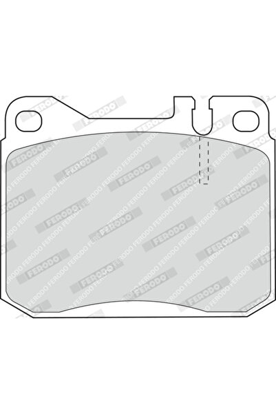 FERODO Brake Pad Set Disc Brake Mercedes-Benz Mb-Trac/Unimog