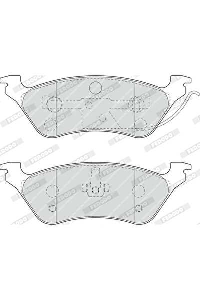 FERODO Brake Pad Set Disc Brake Chrysler Voyager / Grand Voyager 3/Voyager 3