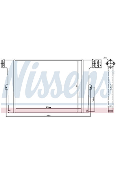 Nissens Intercooler Compresor Man Lion´S City/Tga