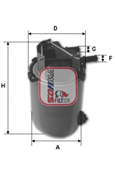SOFIMA Filtru Combustibil Nissan Qashqai 1