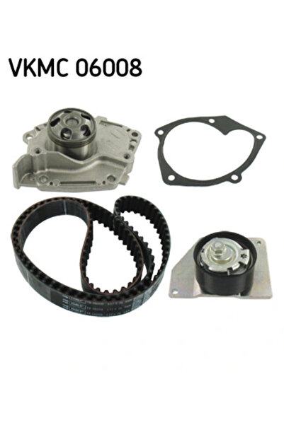 SKF Water pump + timing belt set RENAULT GRAND SCÉNIC III 2009-2016 VKMC 06008