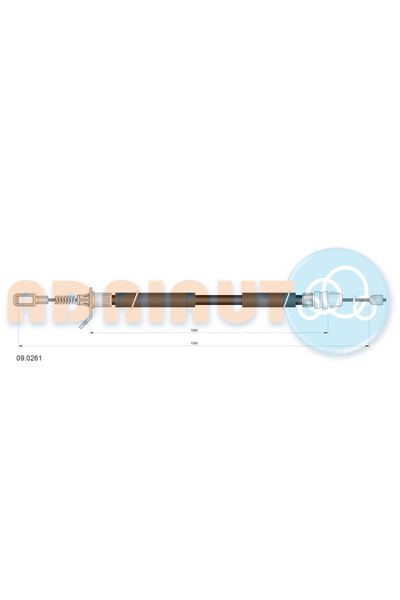 Adriauto Cablu Frana De Parcare Spate Stanga Chrysler Voyager 4