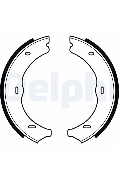 DELPHİ Handbrake brake shoe set MERCEDES-BENZ VITO bus 2003-2017 LS1967