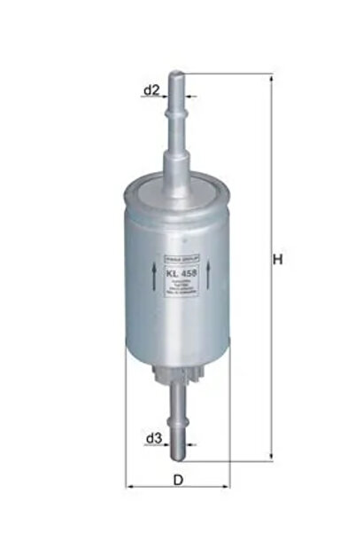 KNECHT Filtru Combustibil Ford Fiesta 5/Fusion Ford Asia & Oceania Figo 1