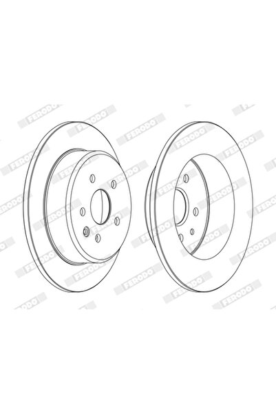 FERODO Disc Frana Lexus Gs/Is 1/Is Sportcross Toyota Altezza/Aristo/Mark 2 9 ...