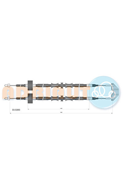 Adriauto Cablu Frana De Parcare Spate Opel Zafira A Microbus