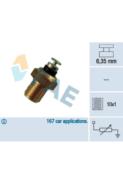 FAE Senzor,temperatura Lichid De Racire Audi 80 B1 Limuzina (80, 82) 1972-1978 Benzina